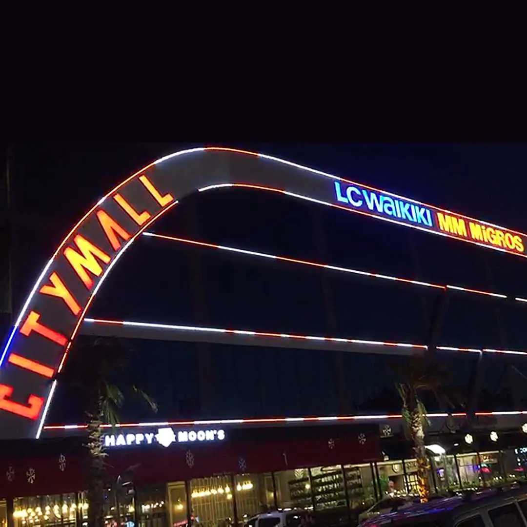 City Mall AVM’nin Cephesi Artık Hareketli ve Renkli
