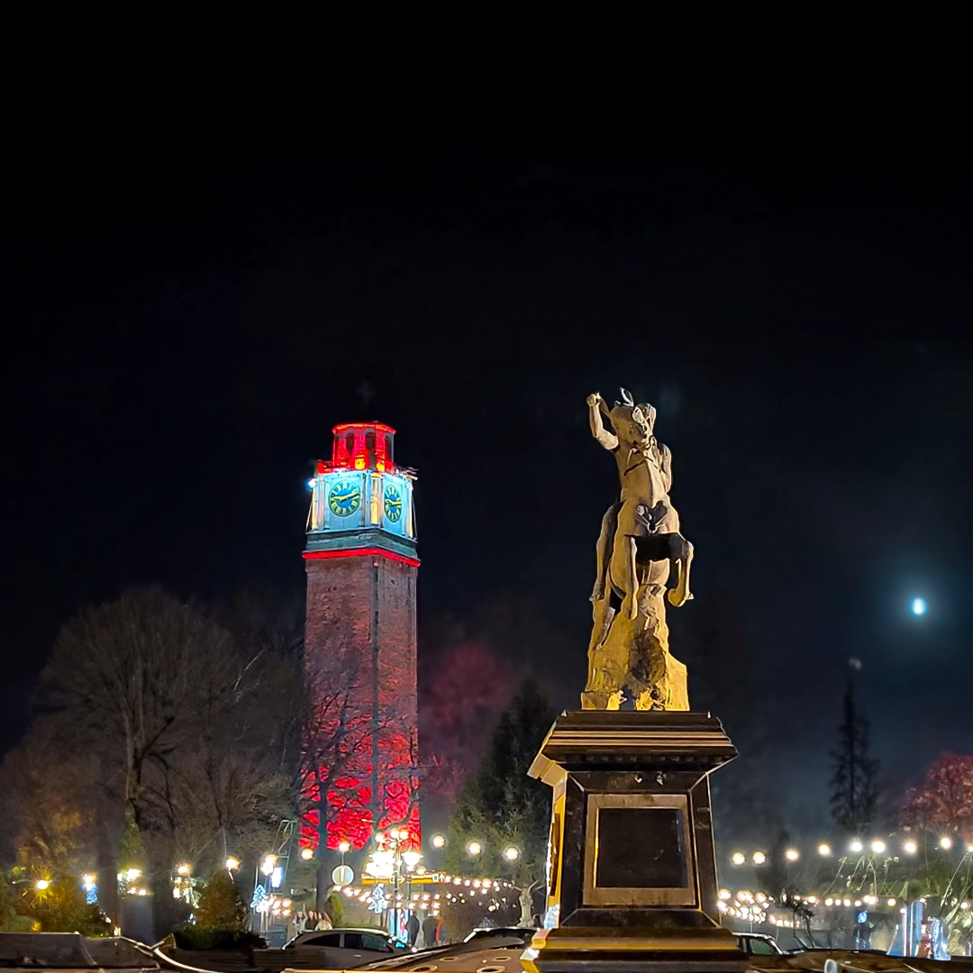 History Illuminated in North Macedonia with WallWasher RGB!