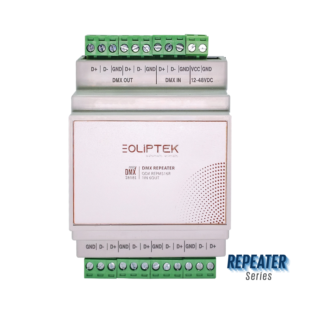 1 IN 6 OUT DMX REPEATER