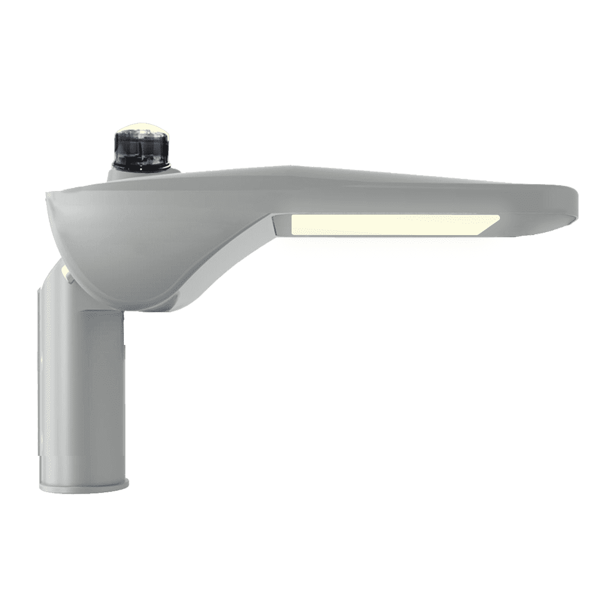 LoRaWAN ZHAGA MPPT Node monté sur le socle ZHAGA d’un luminaire de rue