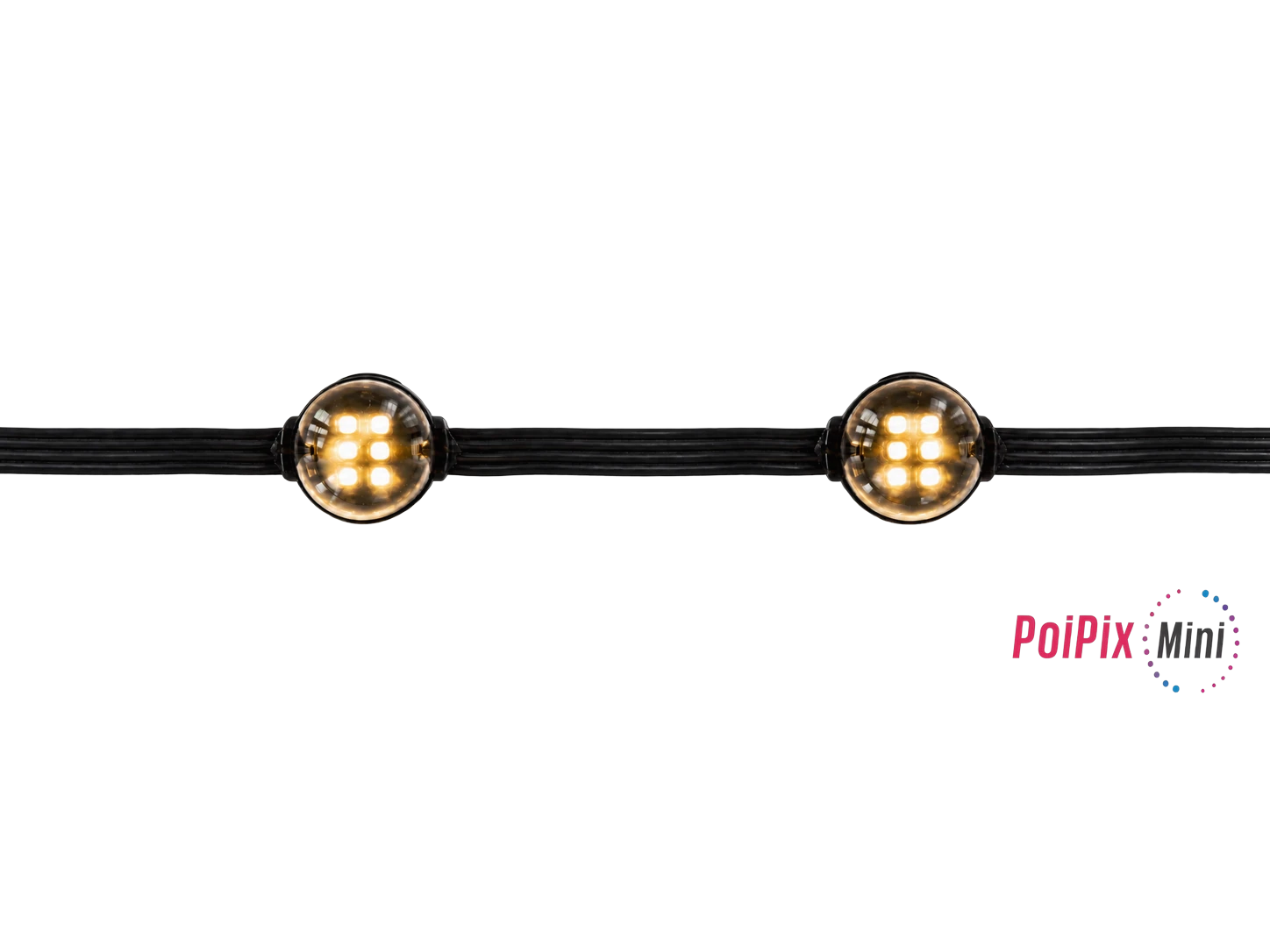 PoiPix Mini LED piksel dizisi, siyah kablolu model