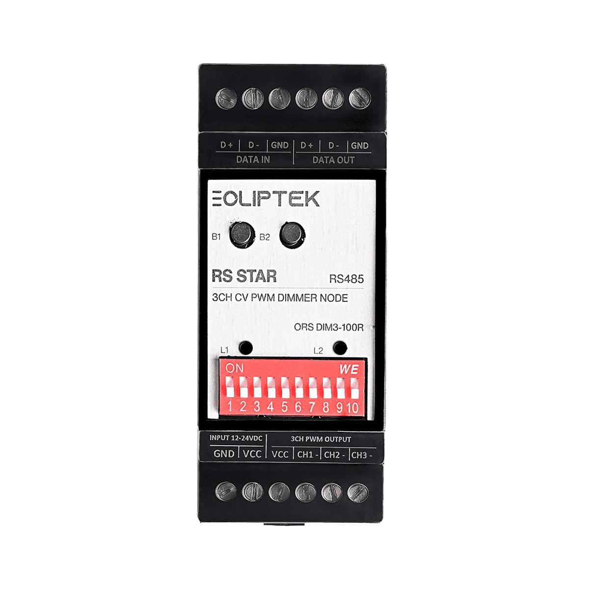 RS485 3 KANAL SABİT GERİLİM PWM DIM UÇBİRİM
