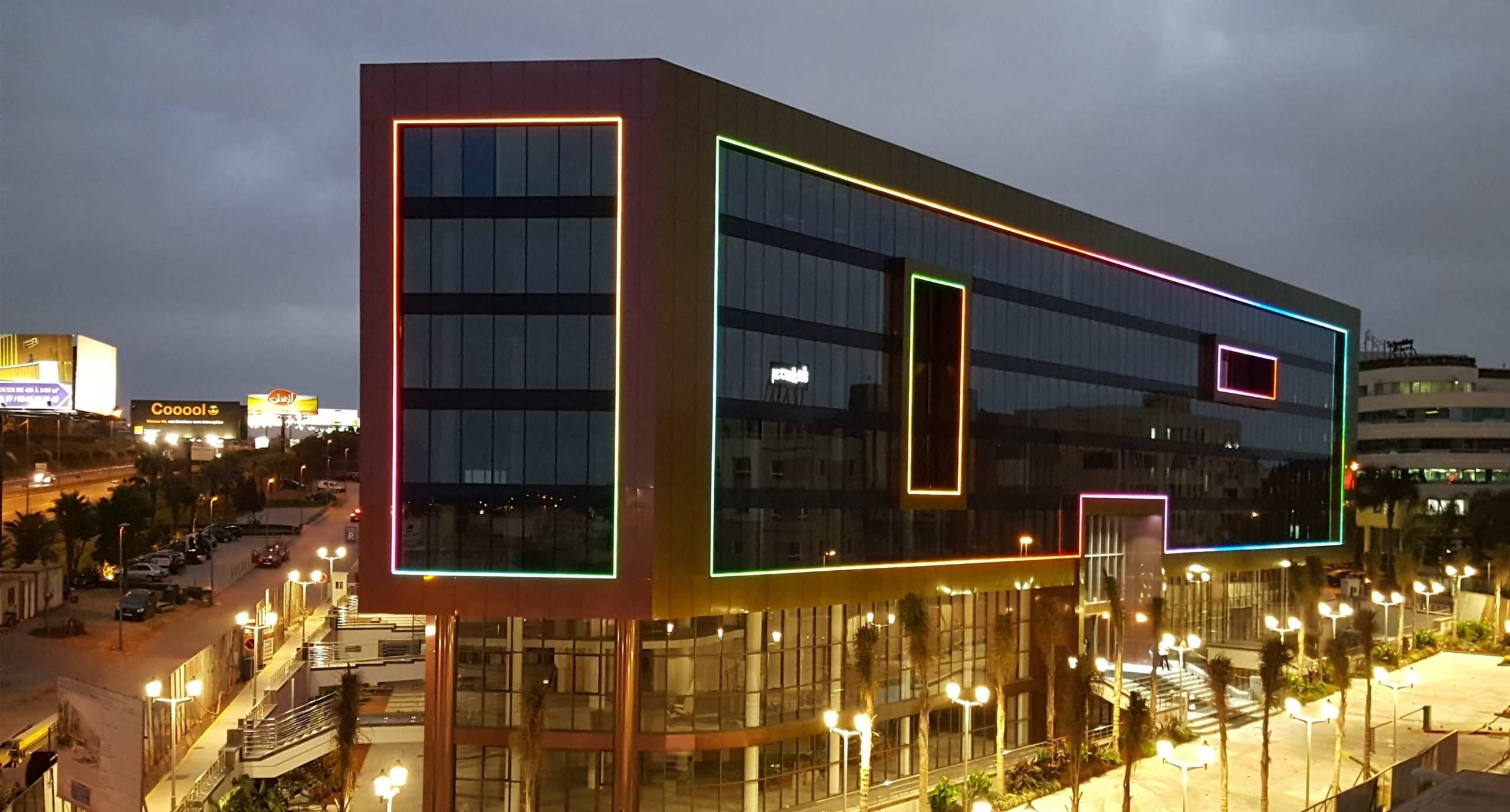 We created a new atmosphere in Bounkit Plaza (Morocco)