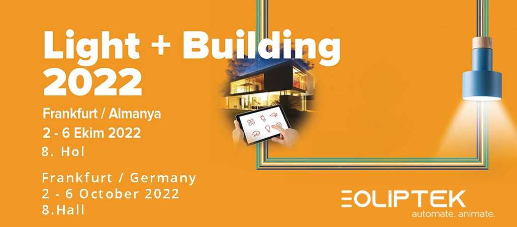 OLİPTEK,  Almanya’nın Frankfurt şehrinde gerçekleşecek olan Light and Building Fuarı’nda Yerini Alıyor!