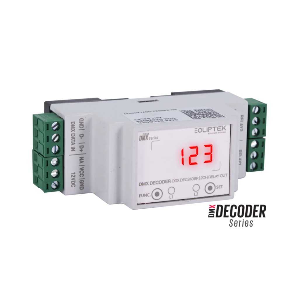 Oliptek DMX 2CH RELAY OUT görseli-1