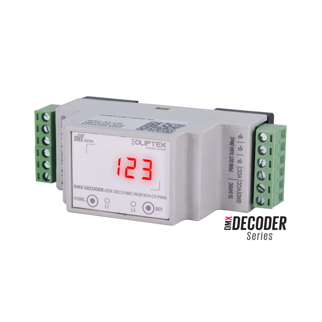 Oliptek DMX RGB 3CH CV PWM DECODER görseli